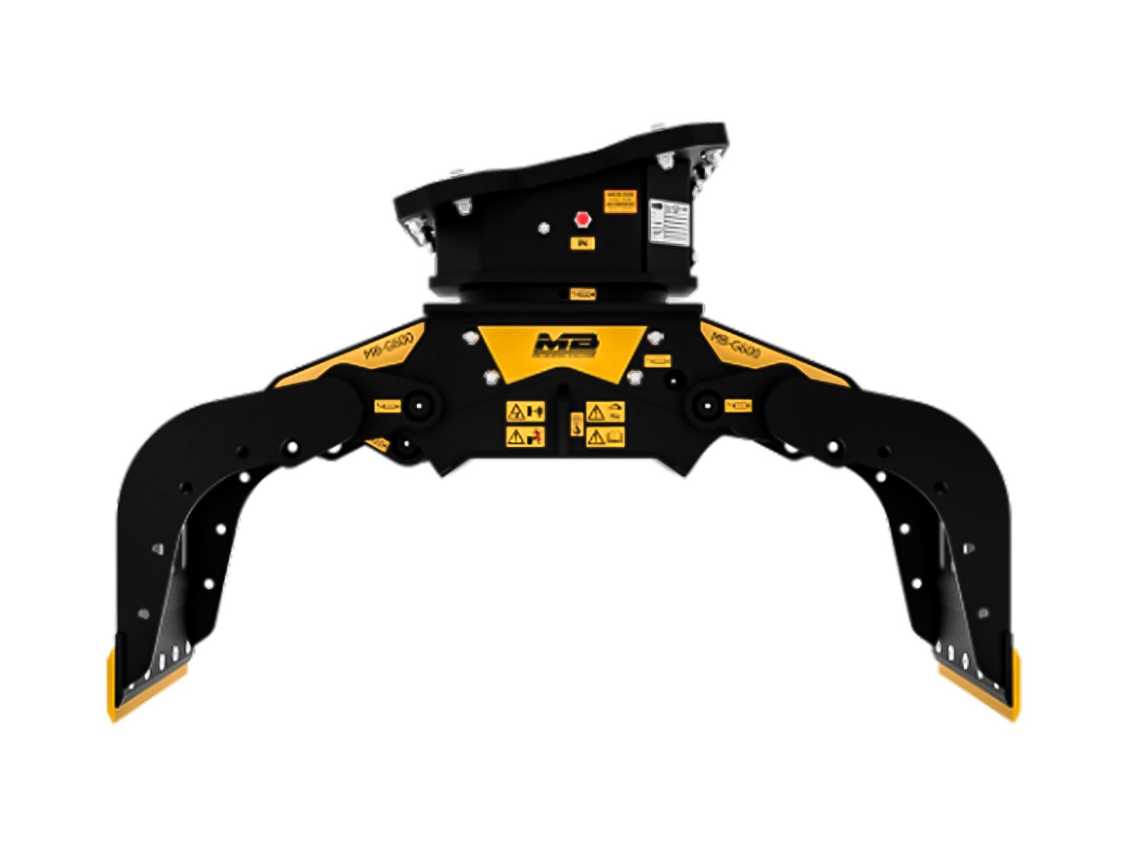 Grappin d’enrochement et de tri MB Chrusher