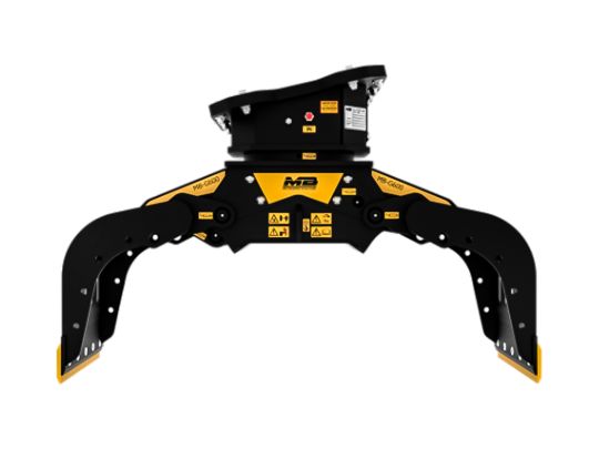 Grappin d’enrochement et de tri MB Chrusher