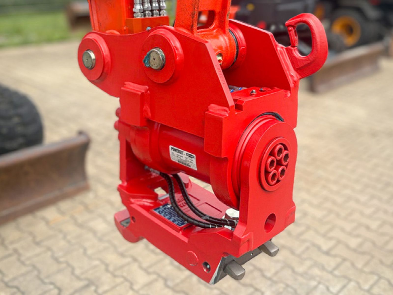 Schnellwechsler Lehnhoff HS03D mit doppeltwirkender Hydraulik